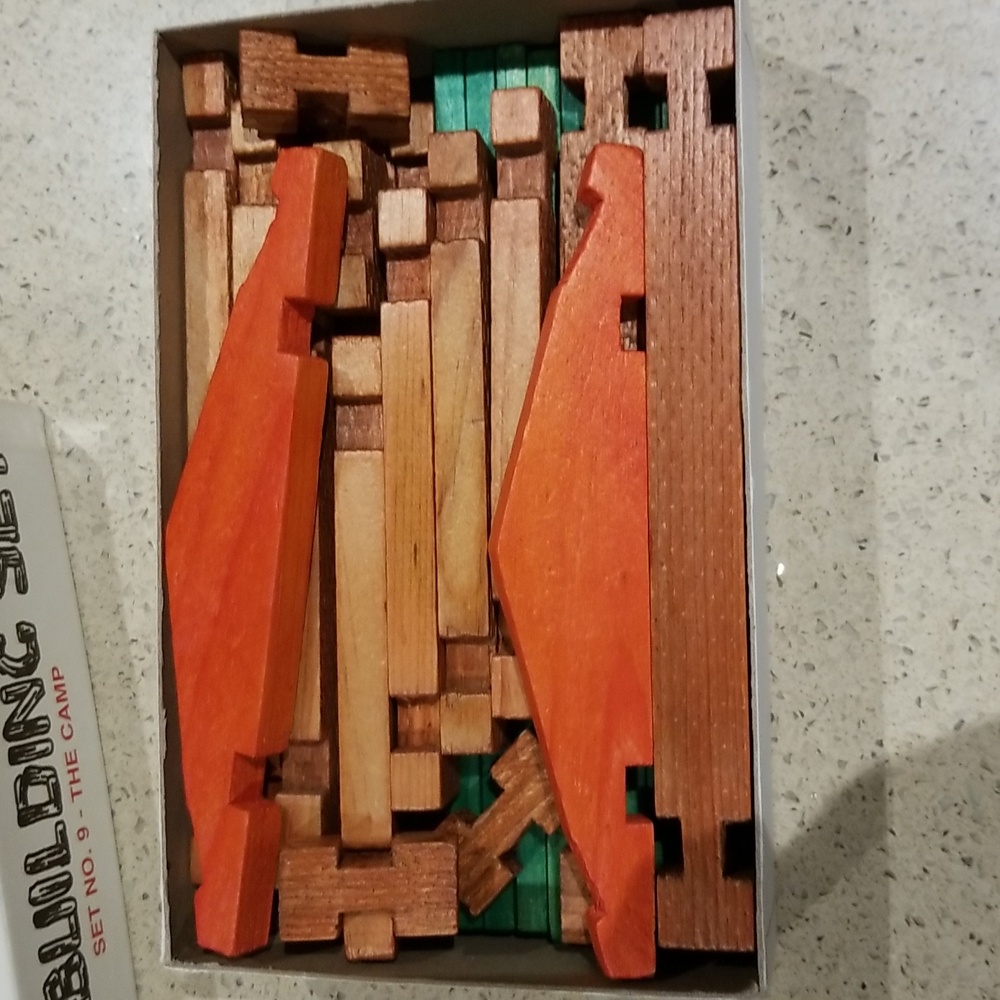 Roy Toy Log Building Set - Picture 5 of 6